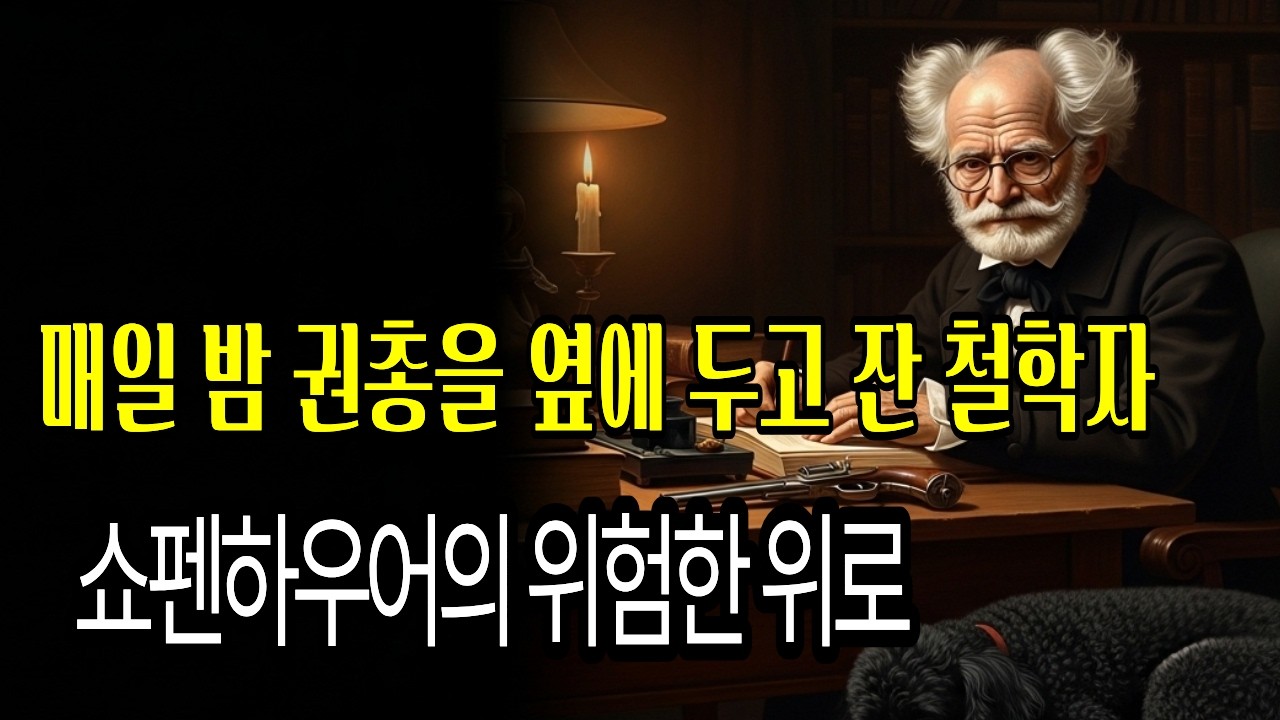 매일 밤 권총을 옆에 두고 잔 철학자 — 쇼펜하우어의 위험한 위로   #쇼펜하우어 #철학 #인문학 #고독 #위로 #삶의의미