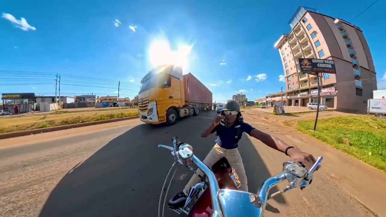 IRONHORSE Through KASARANI Town | A slow cruise on an Ironhorse 1800cc.