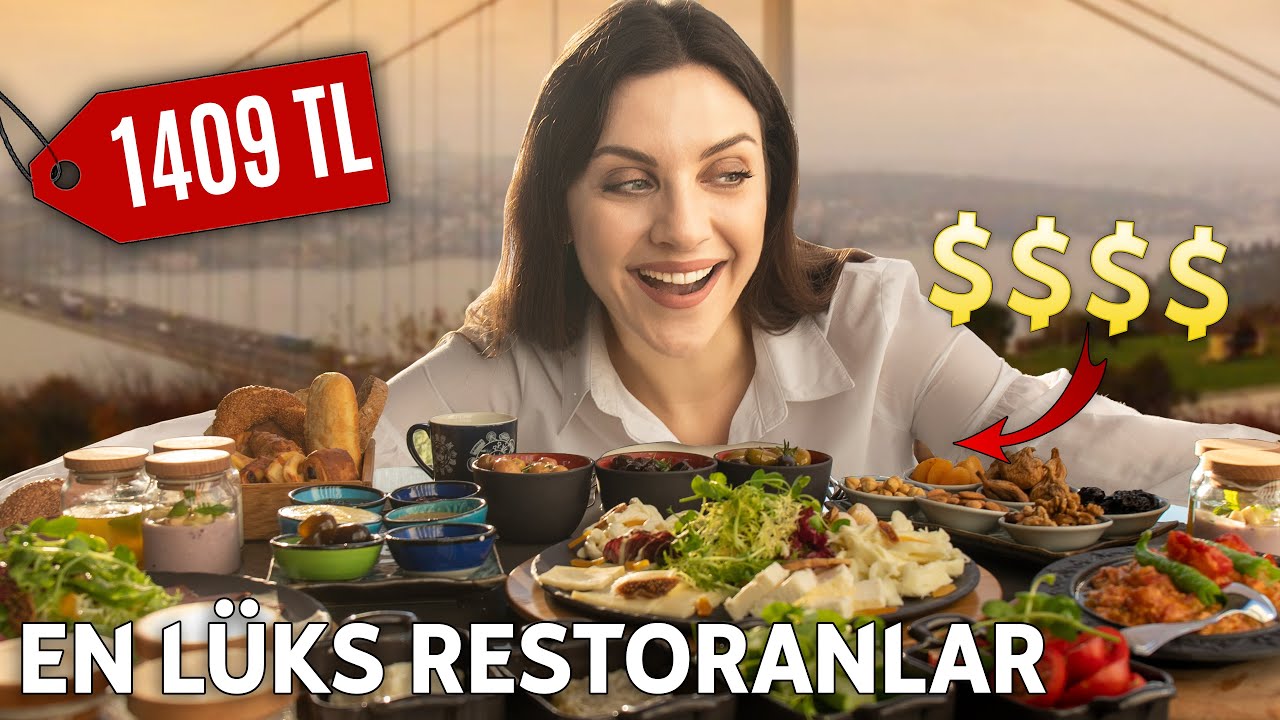 BİR GÜN BOYUNCA EN LÜKS RESTORANLARDA YEMEK YEDİM! 🍔💰💰💰