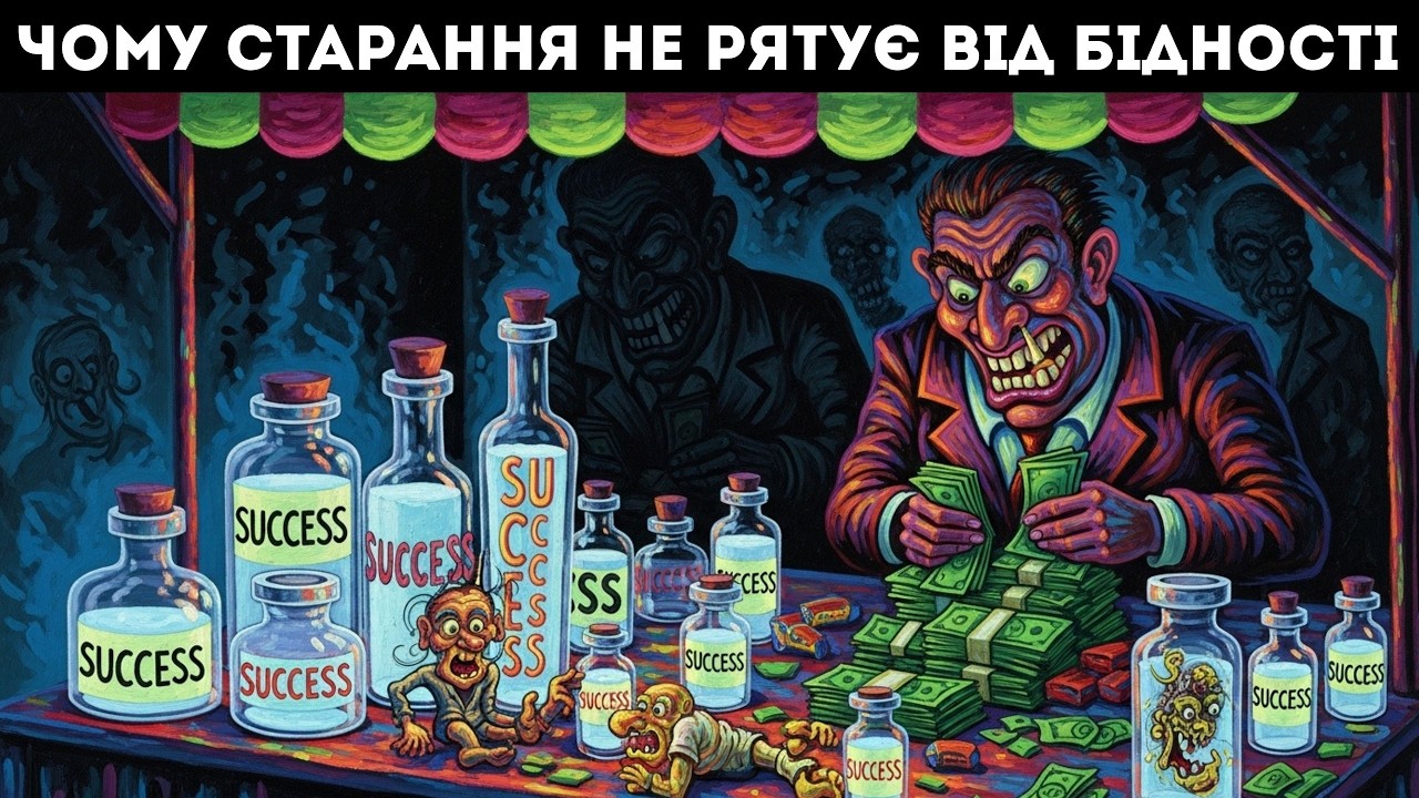 Тебе обдурили двічі: чому саморозвиток не рятує від бідності
