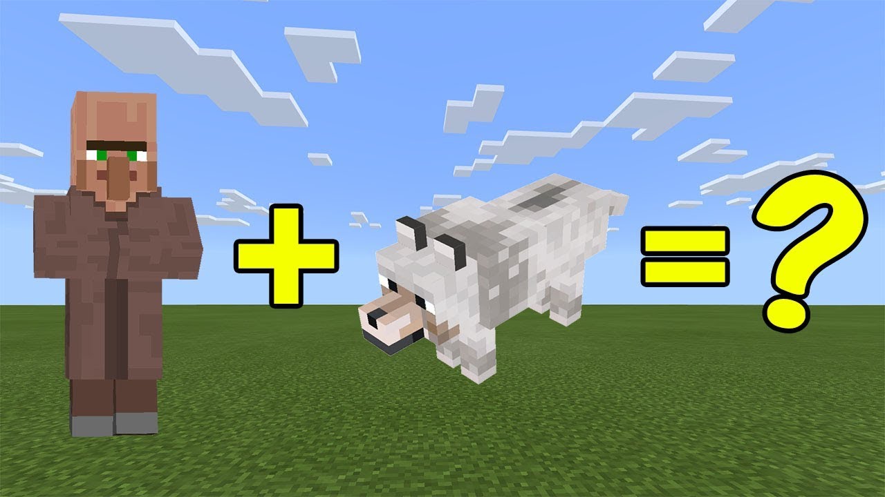 I Combined a Villager and a Wolf in Minecraft - Here's What Happened...