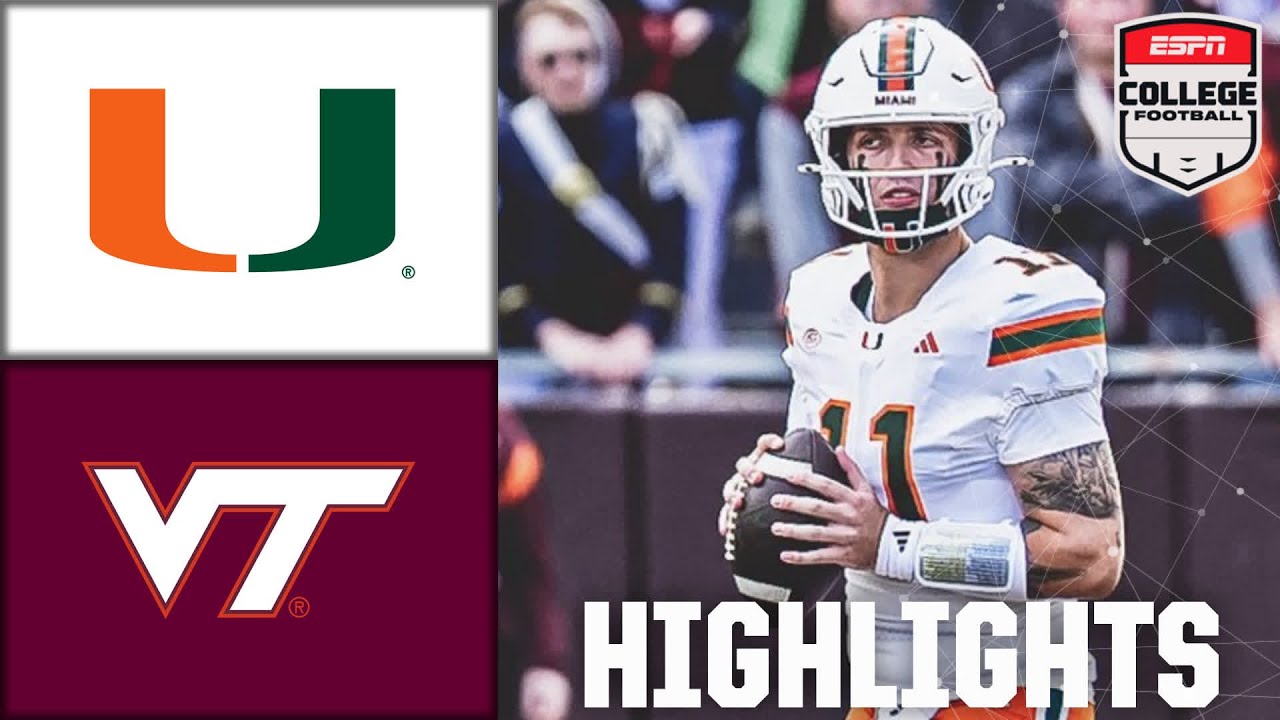 Miami Hurricanes vs. Virginia Tech Hokies | Full Game Highlights | ESPN College Football