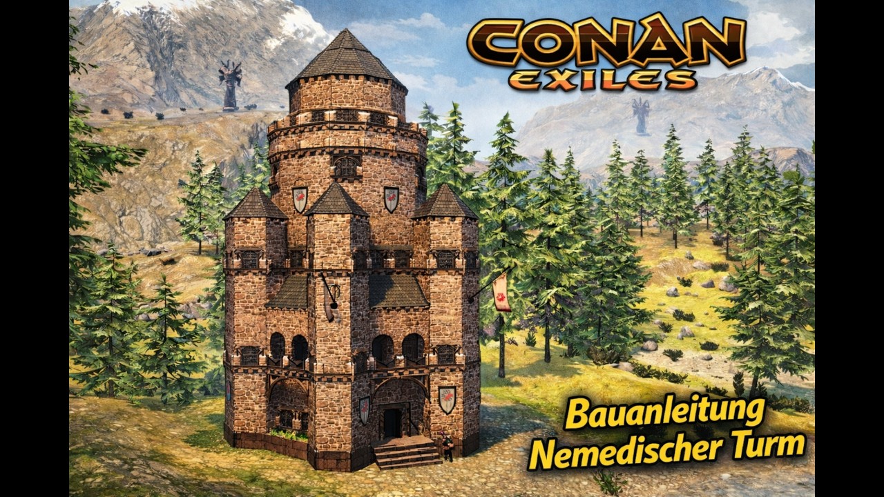 Conan Exiles Bauanleitung/Guide  Nemedischer Turm