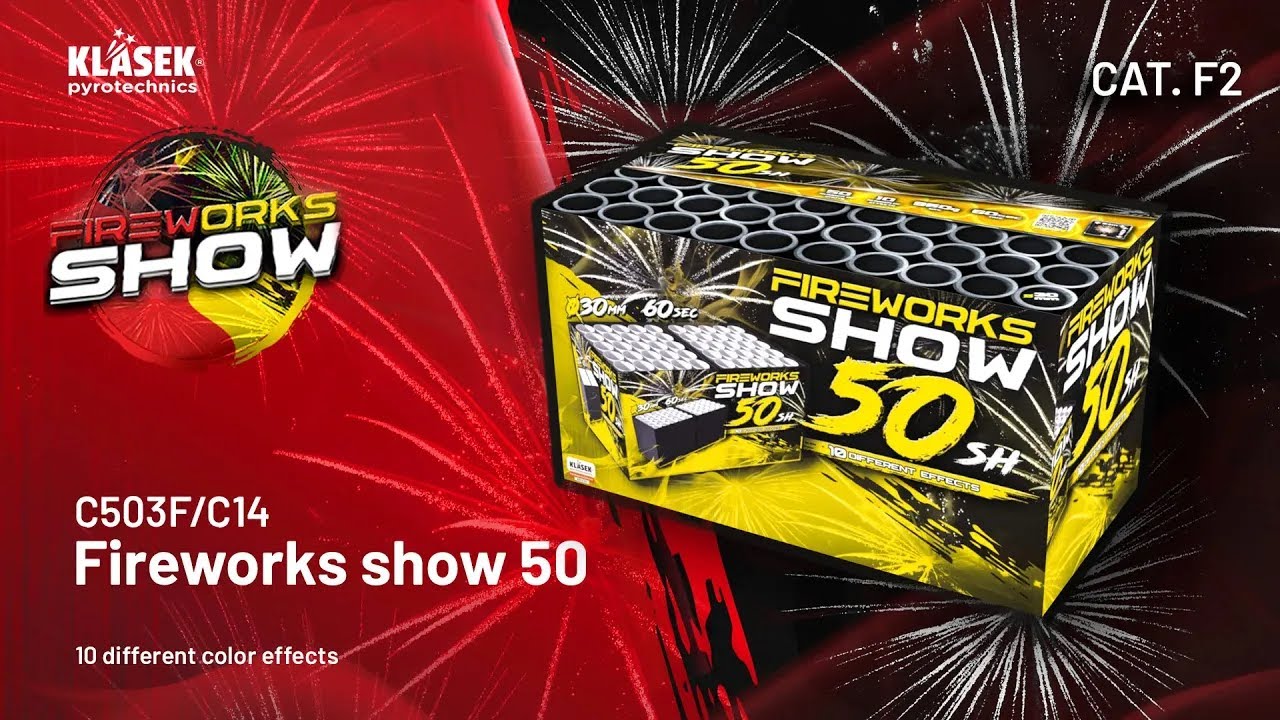 C503F/C14 Fireworks show 50 | Klasek pyrotechnics