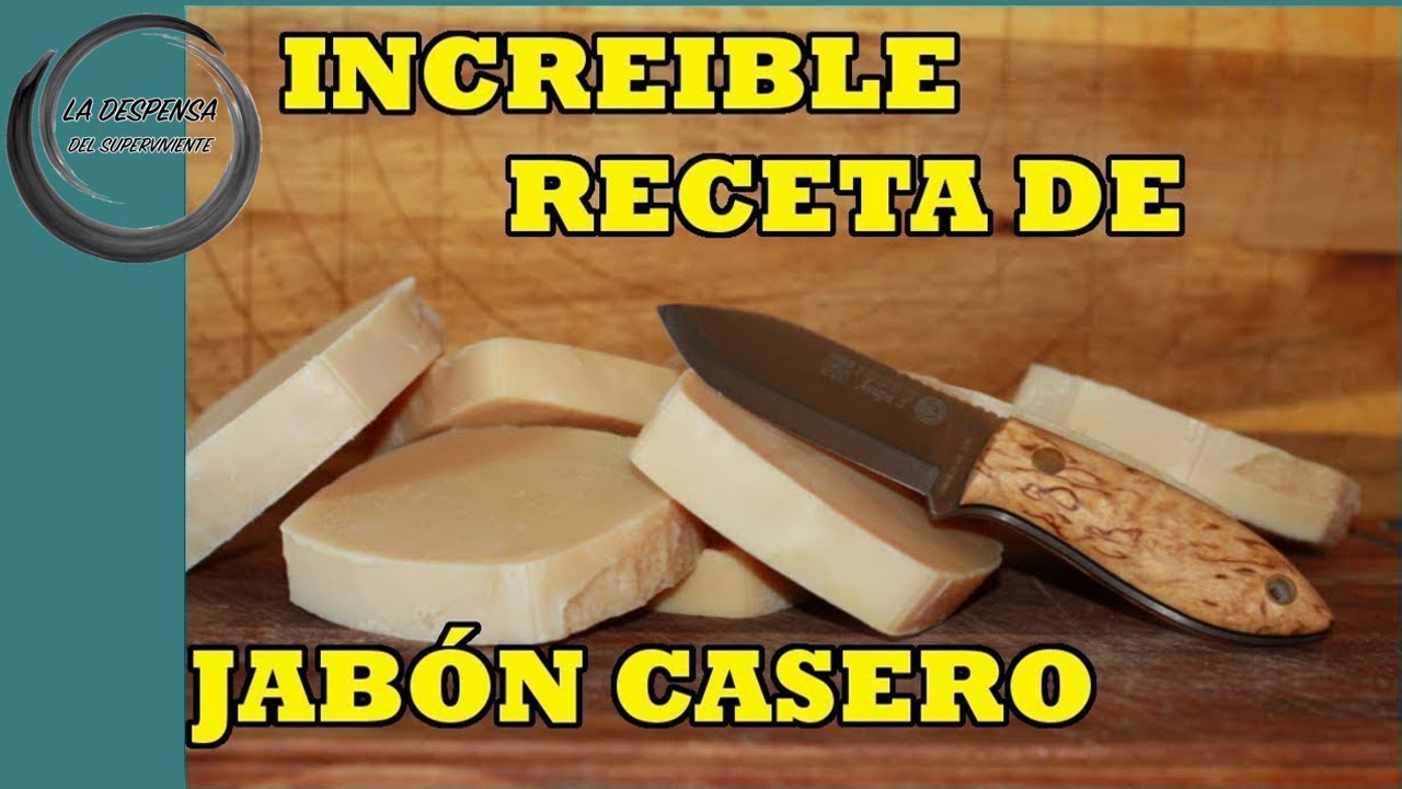 ♨️COMO HACER JABÓN CASERO   FÁCIL Y SENCILLO  | AUTOSUFICIENCIA Y SUPERVIVENCIA