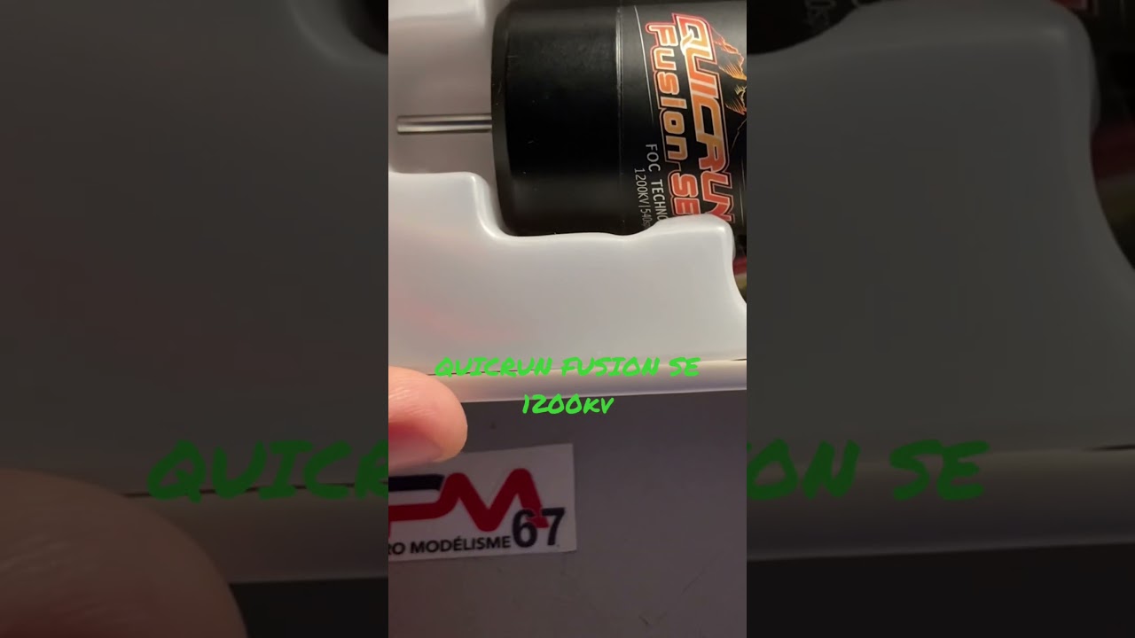 HOBBYWING quicrun fusion SE 1200 kv  full video ￼look description