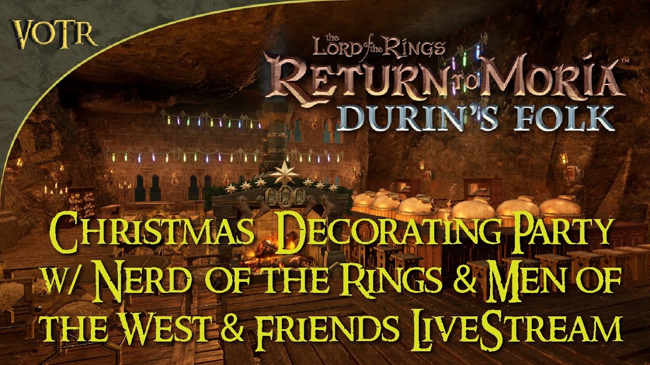 NEW Yule-tide DLC & Christmas Party - W/Nerd of the Rings & Friends - RTM Durin's Folk [🔴Livestream]