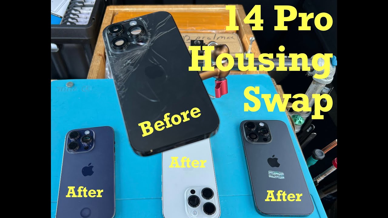 Fastest way to repair iPhone 14 Pro back glass / housing