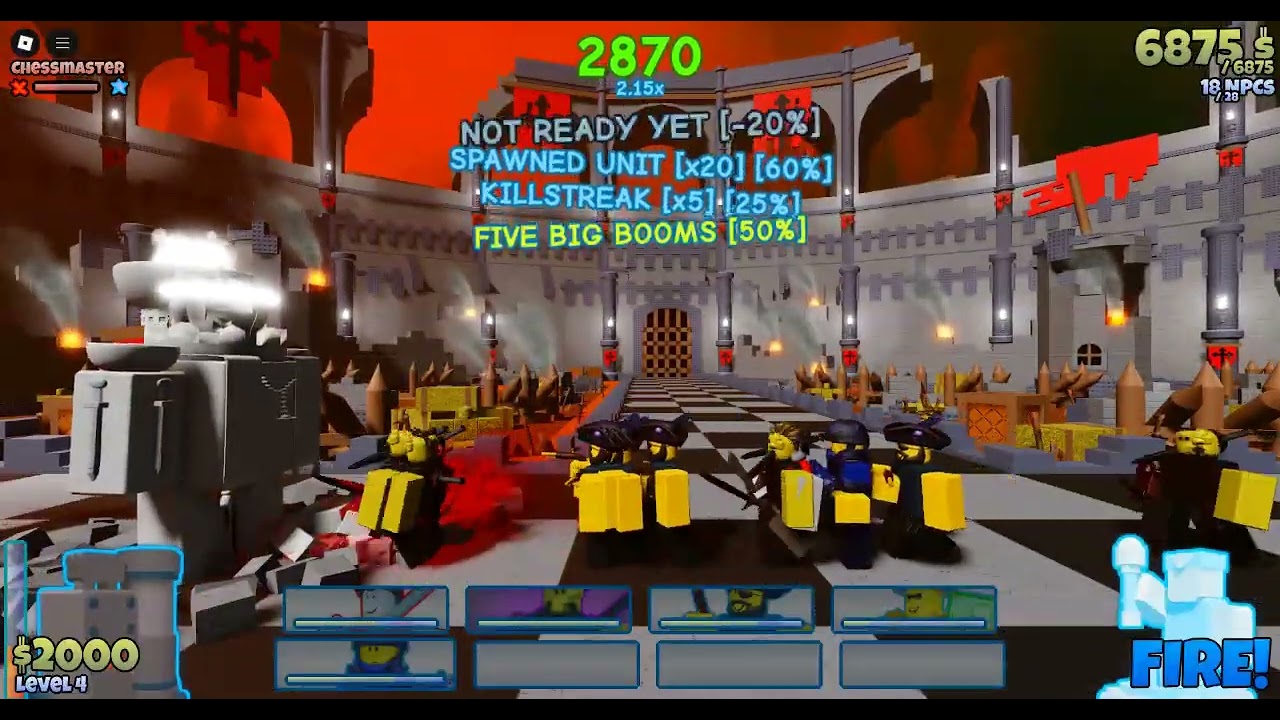 The Battle Bricks- Chessmaster 1 Star Tumore 5 Slot