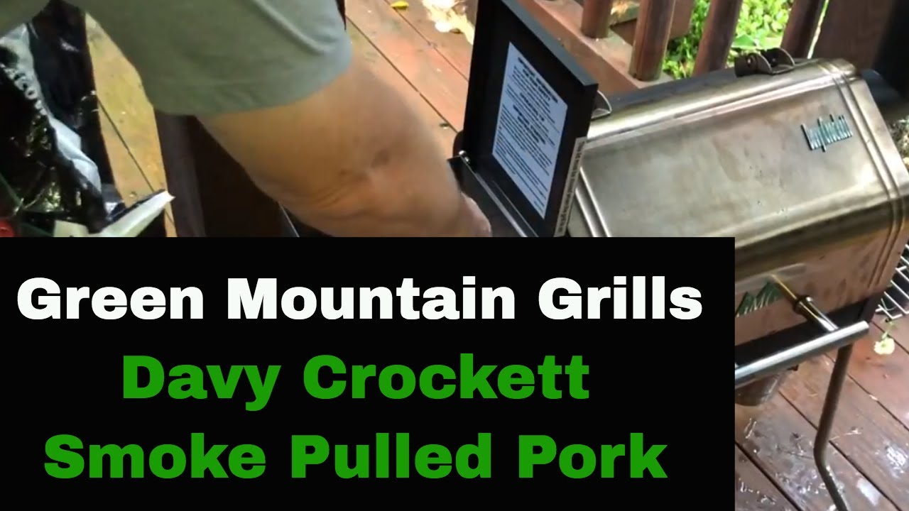 Green Mountain Grills Davy Crockett Smoker: Pulled Pork