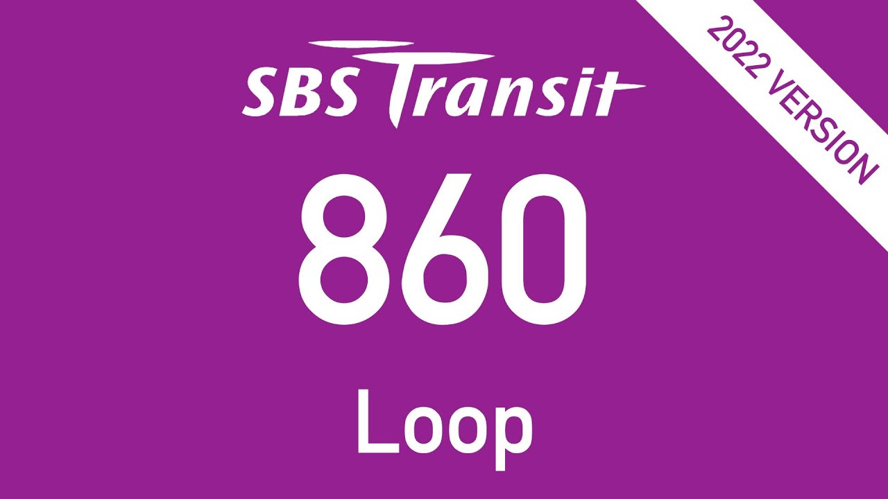 SBS Transit Trunk Bus Route 860 Hyperlapse
