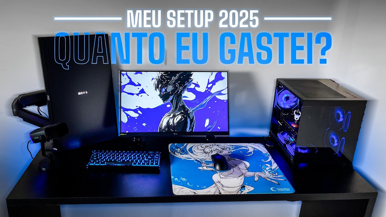 TOUR PELO MEU SETUP GAMER 2025 🔥 | Quanto Eu Gastei?