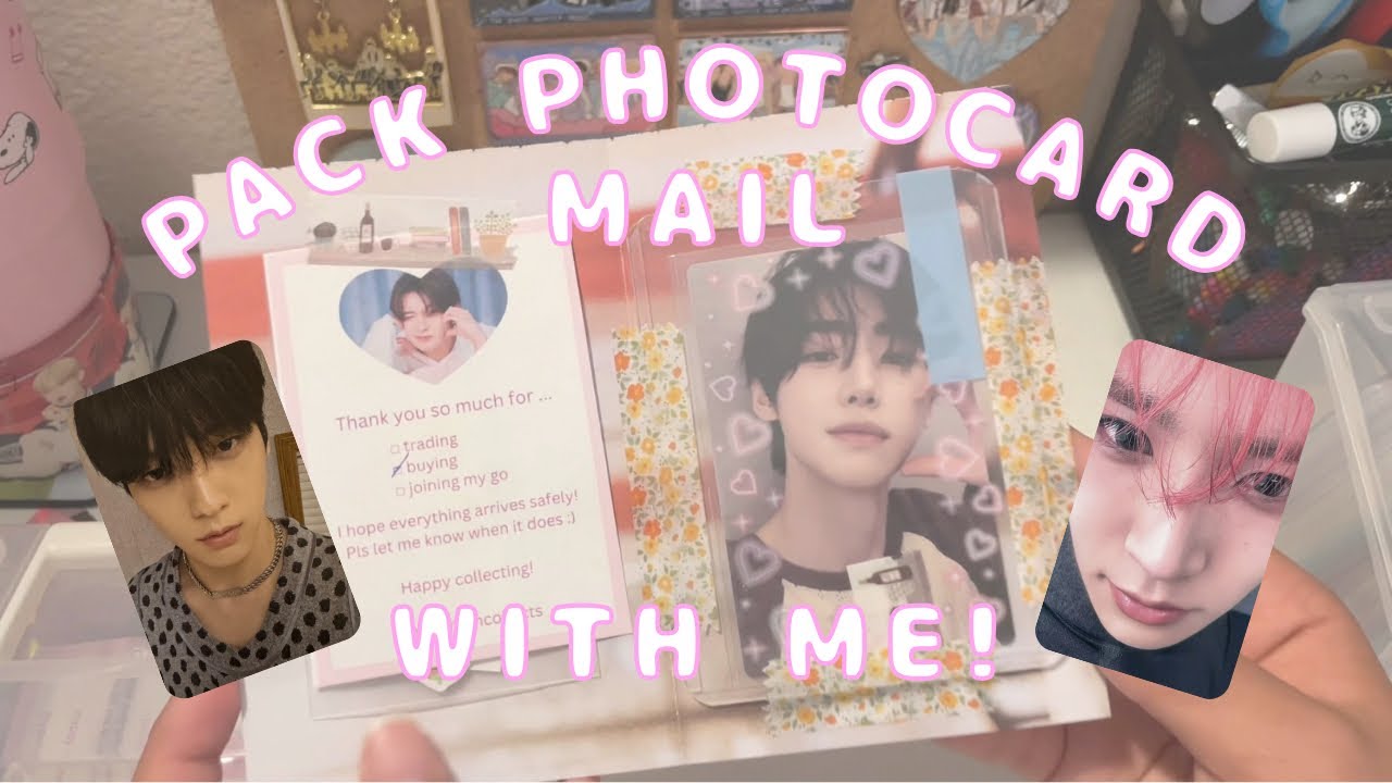 pack enhypen & txt photocards with me while I yap about kpop! part 7