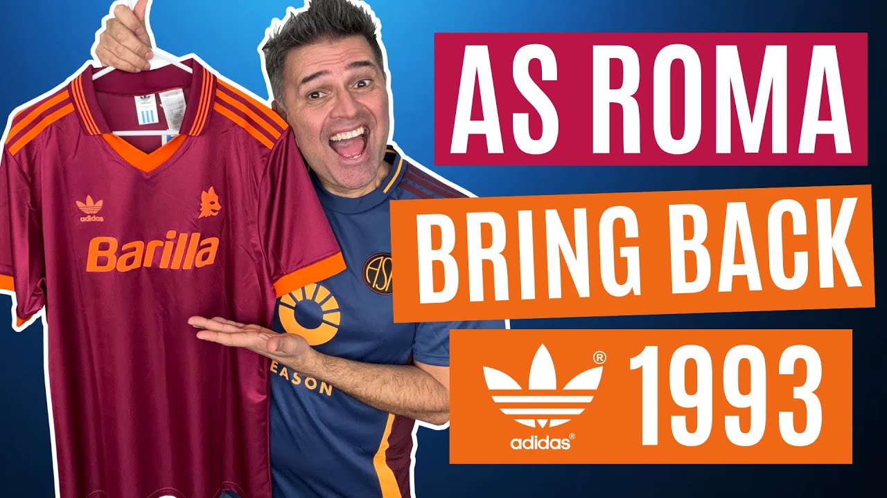 ADIDAS AS ROMA 1993 REMAKE/REISSUE SHIRT REVIEW 🐺 | ORIGINALS BRING BACK COLLECTION OVERVIEW 🔥