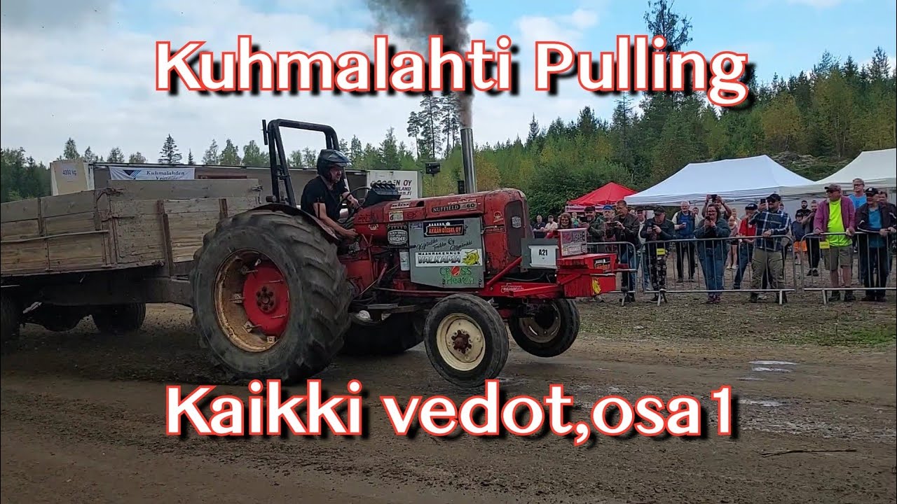 Kuhmalahti pulling 2025, kaikki vedot, osa1 !