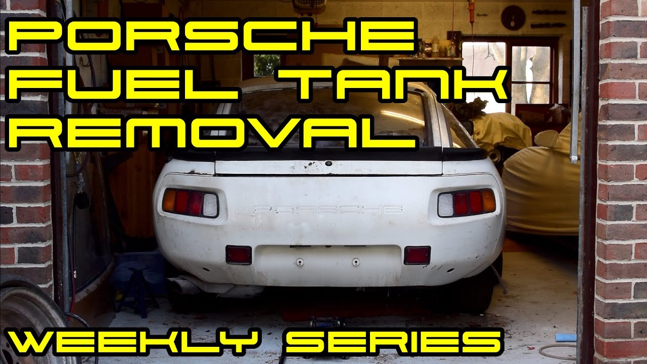 Porsche 928 Episode 50 - Removing the fuel tank