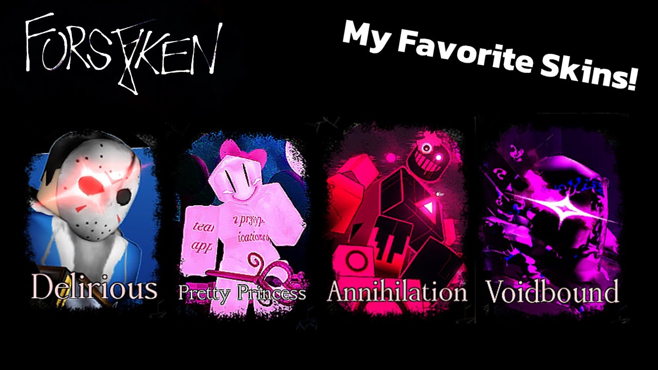 PLAYING MY FAVORITE SKINS FOR EACH KILLER! | Forsaken