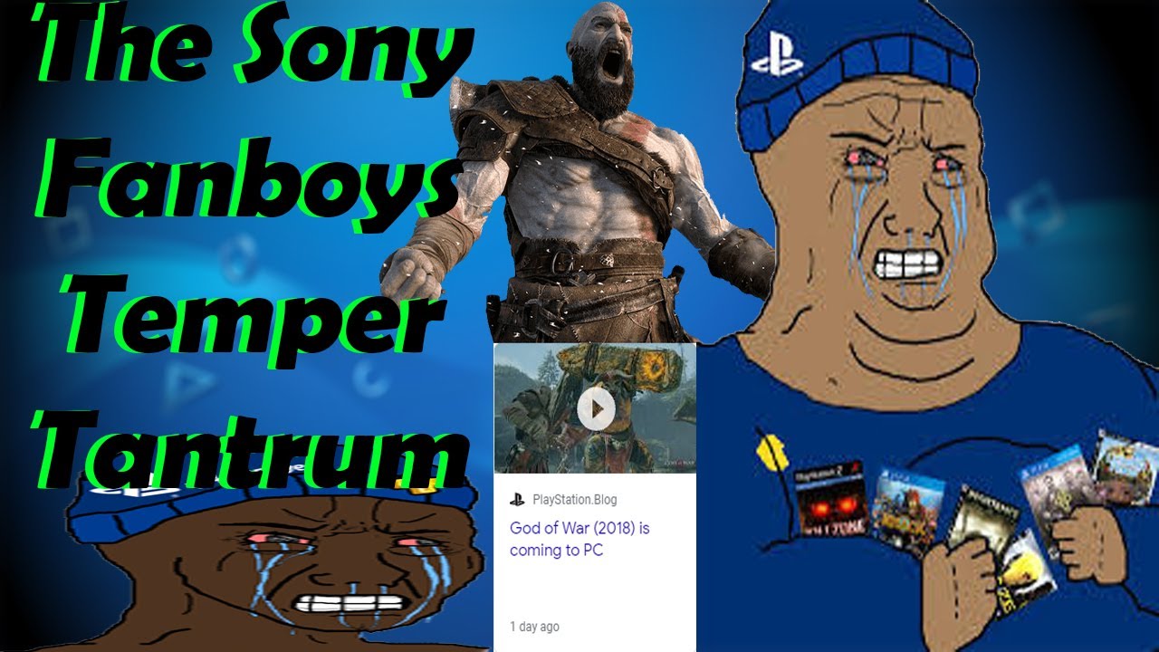 Sony Fanboys have a TEMPER TANTRUM over God of War PC Announcement!