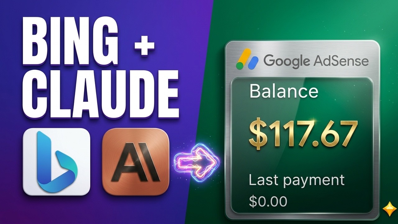 Одобрено AdSense с помощью Bing и Claude AI (без обратных ссылок, без Google).