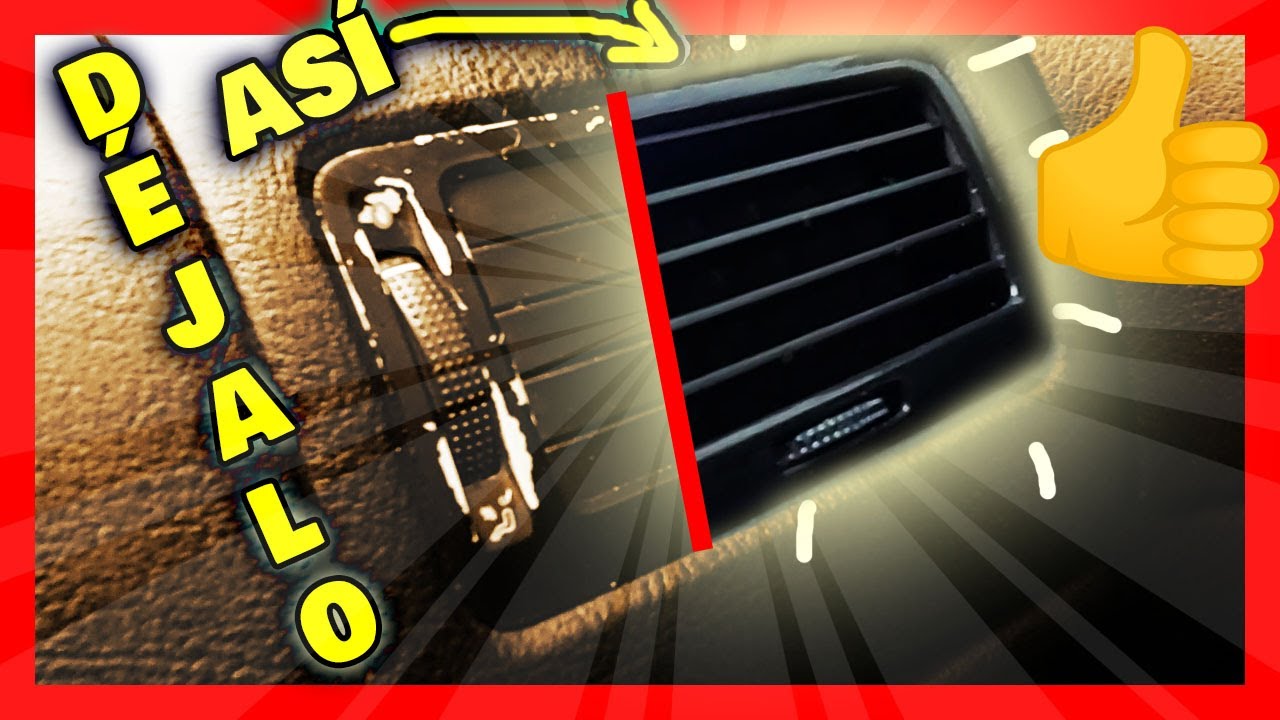 Cómo quitar y PINTAR REJILLAS del A/C JETTA, GOLF, SEAT | Cómo restaurar rejillas aire- Lordonbest