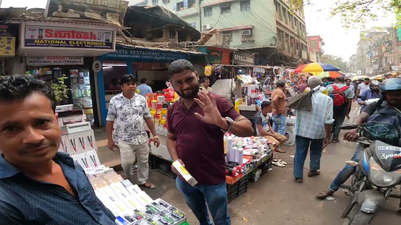 Electronic big market in Kolkata, Chandni Chowk, West Bengal, Chinese products in Indian market