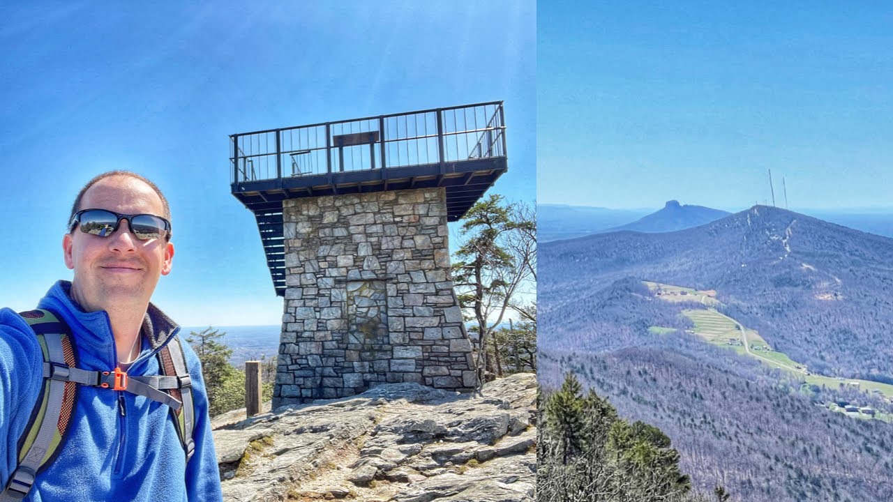 Moores Knob Lookout Tower Hike - Hanging Rock State Park - NC - Hike Vlog 49