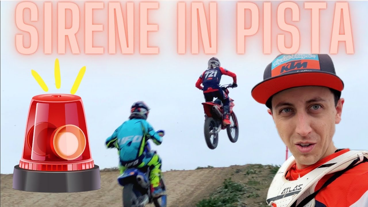 FERMATI IN PISTA DALLE SIRENE 😱 CROSS CLUB CAVALLARA