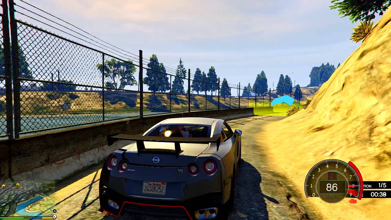GTA5 Dam Race - Community Race mod