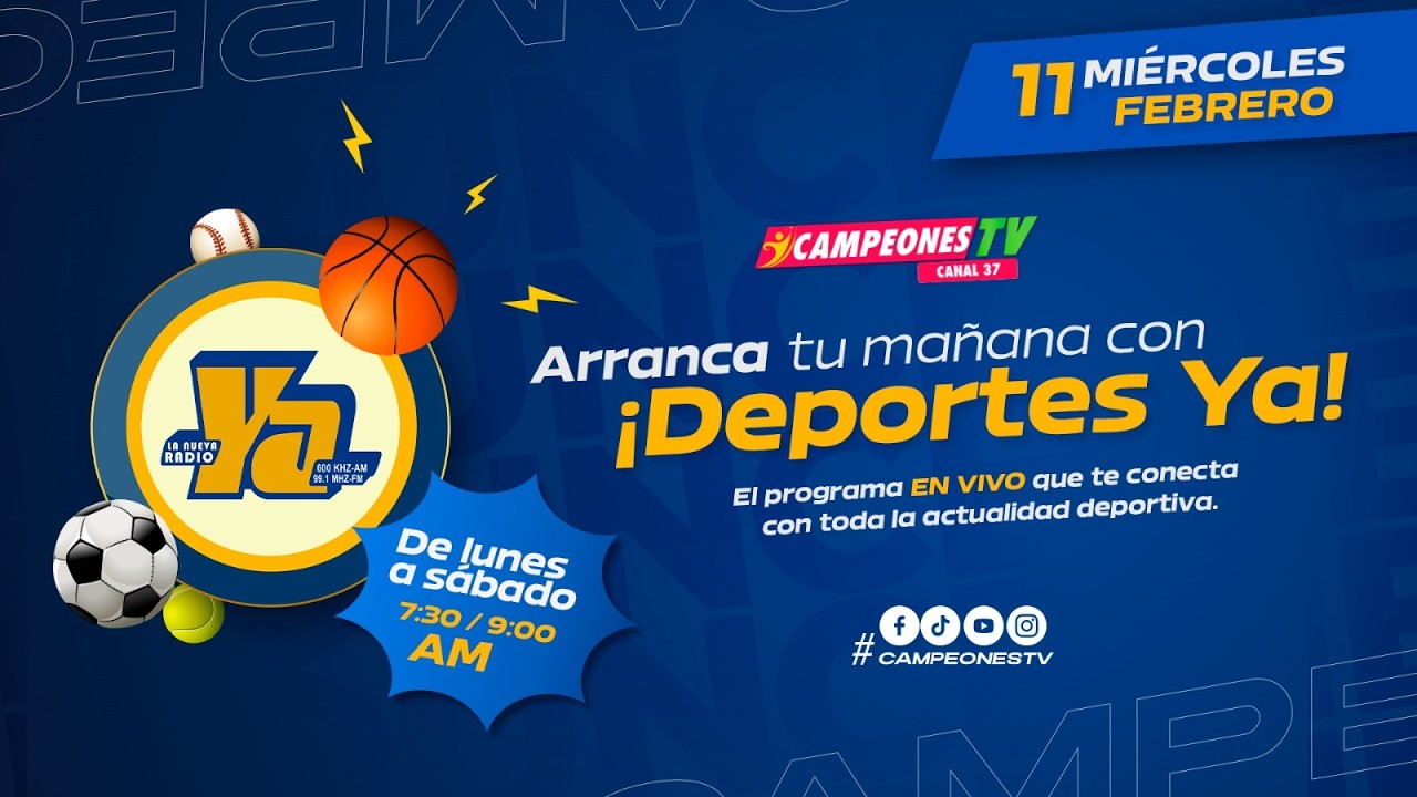 🔴 EN VIVO: Deportes YA | Noticias, análisis en Campeones TV – Edición Mediodía- 11/02/2026