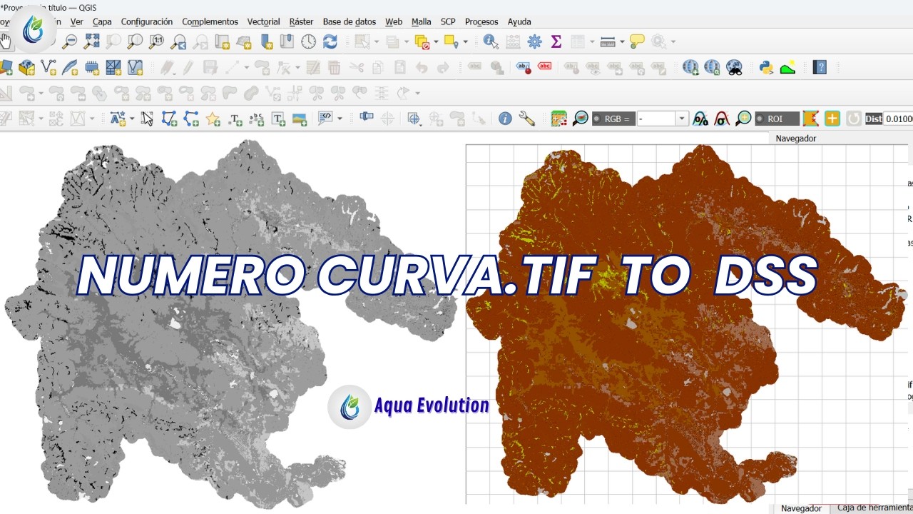 Cómo pasar un TIF de Número de Curva a HEC-DSS - Tutorial