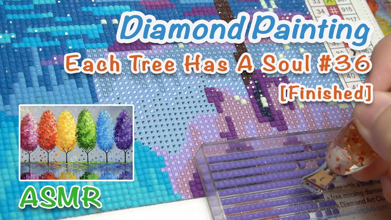 ASMR Diamond Painting [DAC] - Each Tree Has A Soul #36 [Finished]