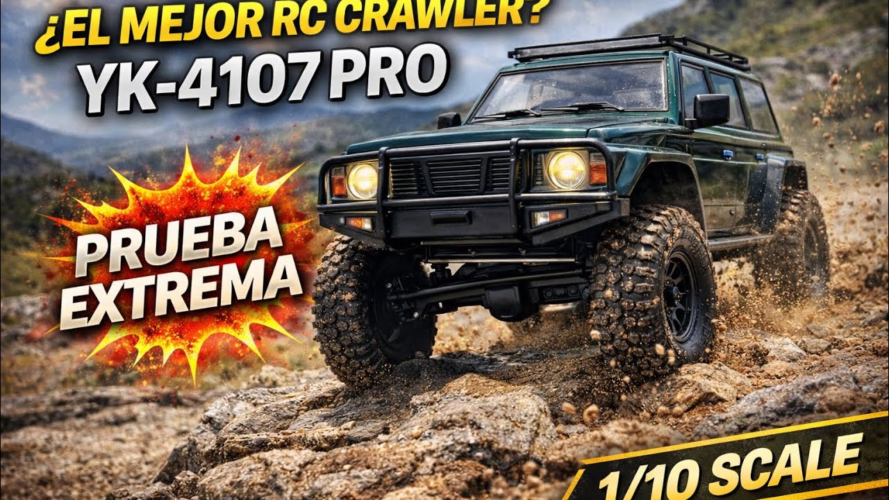 EL MEJOR RC CRAWLER !? NUEVO YK-4107 PRO!!