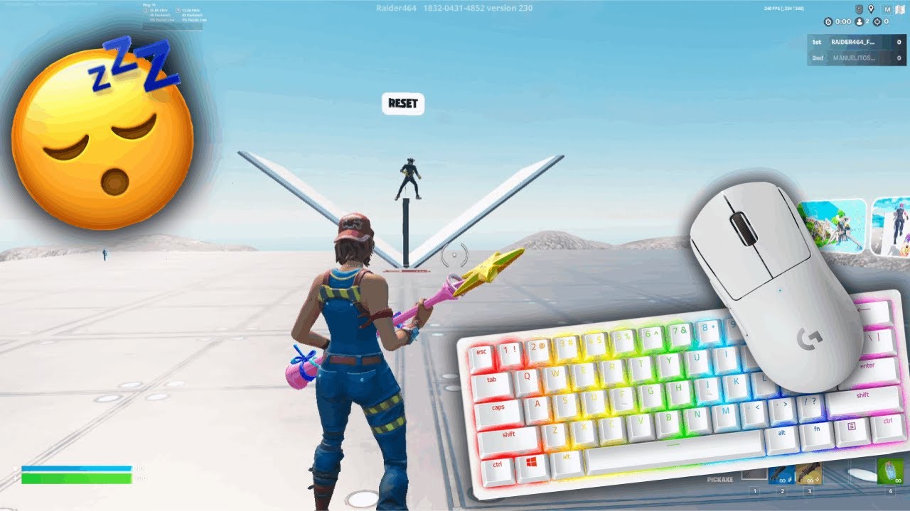Chill ASMR 😴 1v1 Build fight | ASMR  gameplay 😴 (Fortnite KBM ASMR)