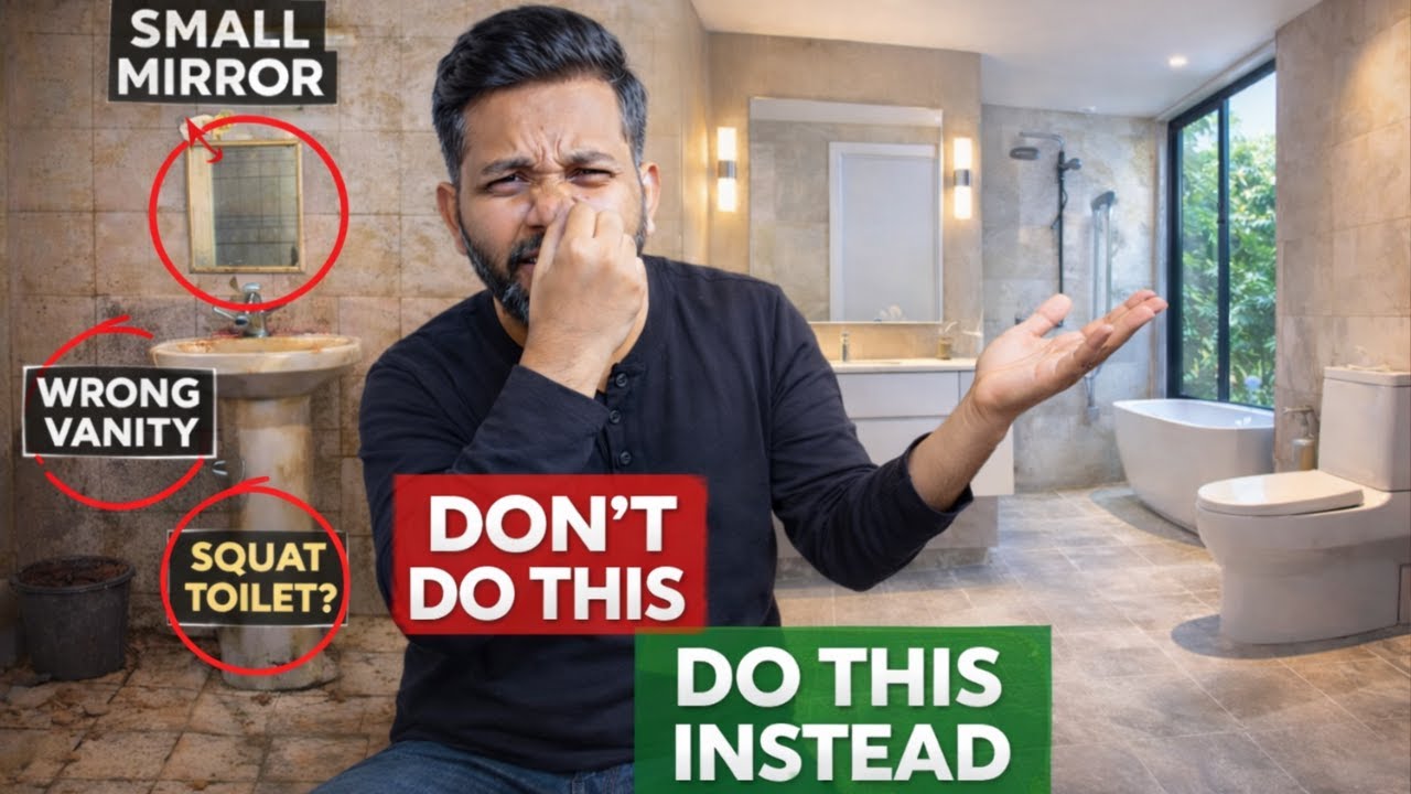 Top 10 BATHROOM Design Mistakes! - Architect explains how to avoid