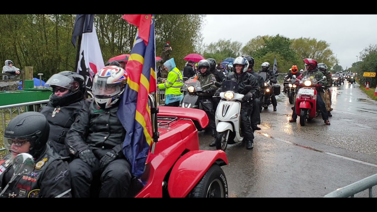 Ride To The Wall 2021 (RTTW) Flag Bearers.