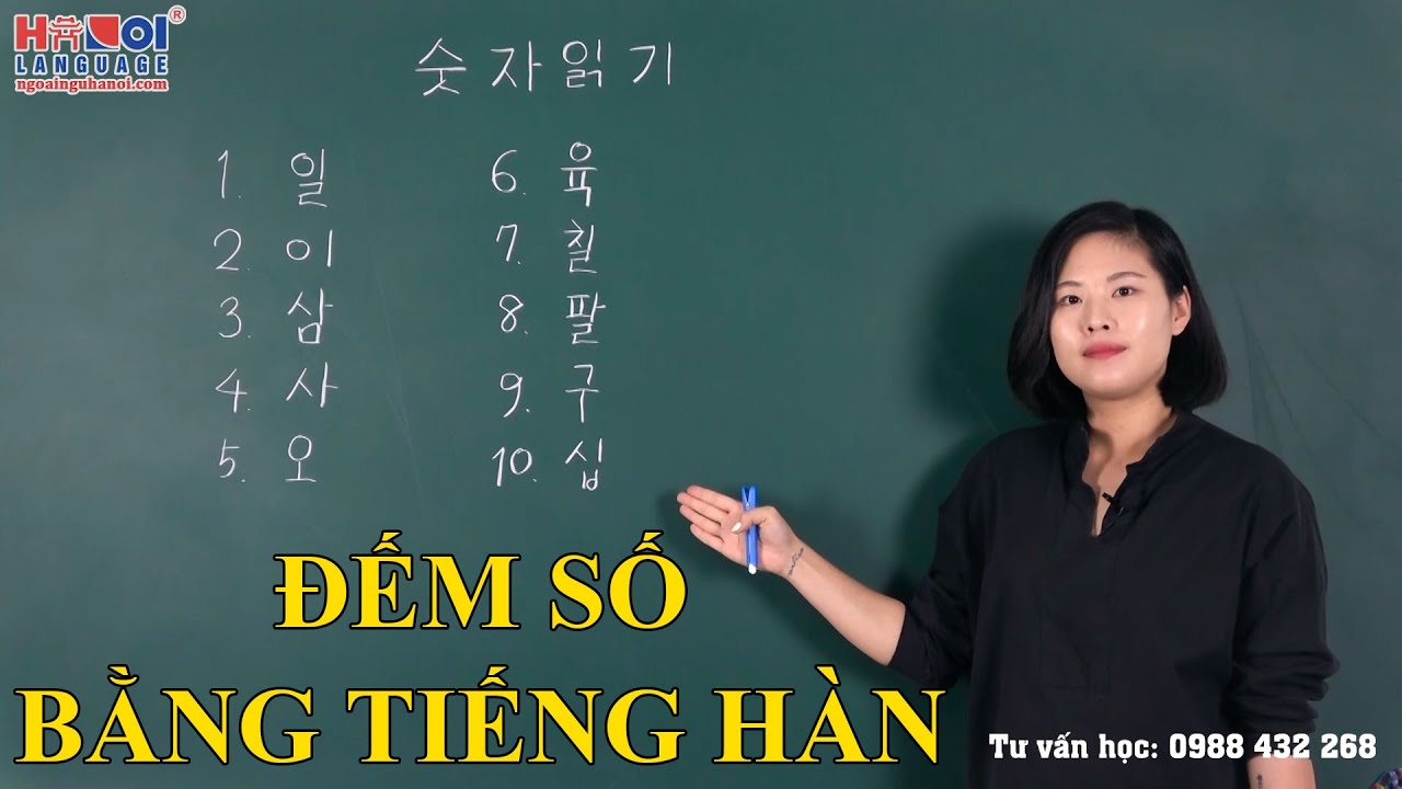Số Đếm Bằng Tiếng Hàn