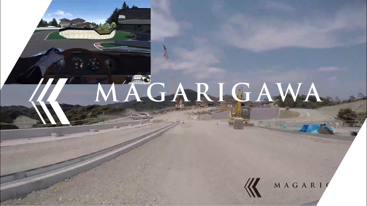 A Lap of Magarigawa Driving Course Under Construction