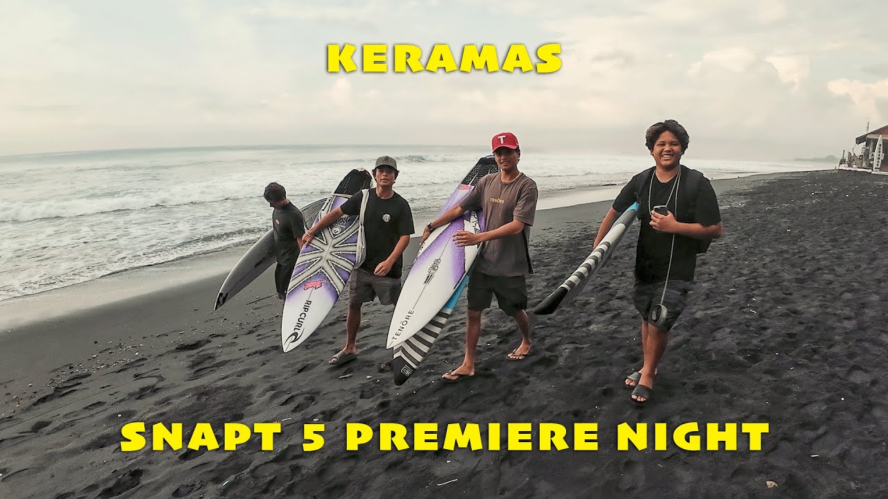 Surfing Keramas with Coco Ho, Betet Merta & SNAPT5 Crew + Bali World Premiere!