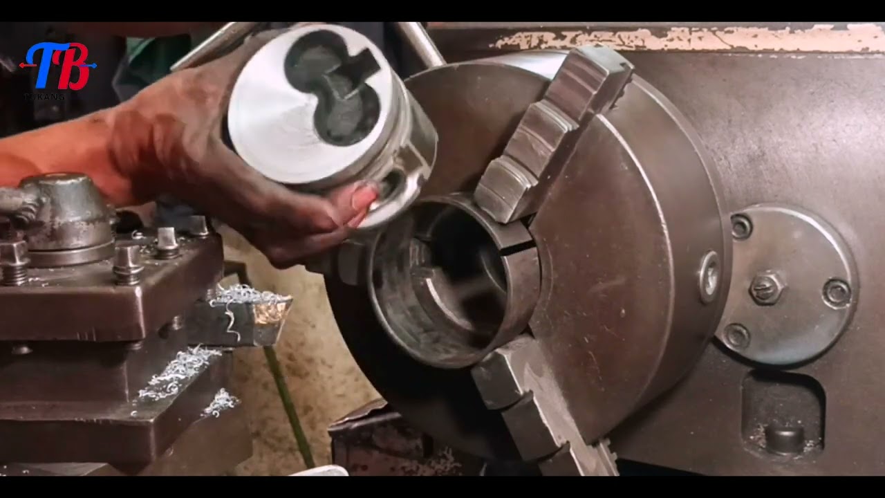 Proses Bubut / Potong Piston Ford Everest | Tukang Bubut