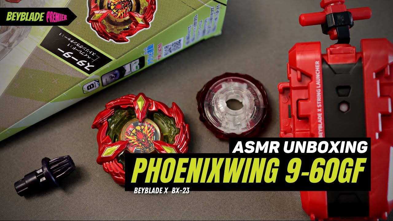 BX-23 PhoenixWing 9-60GF in the MOST Satisfying ASMR Unboxing! #BeybladeX