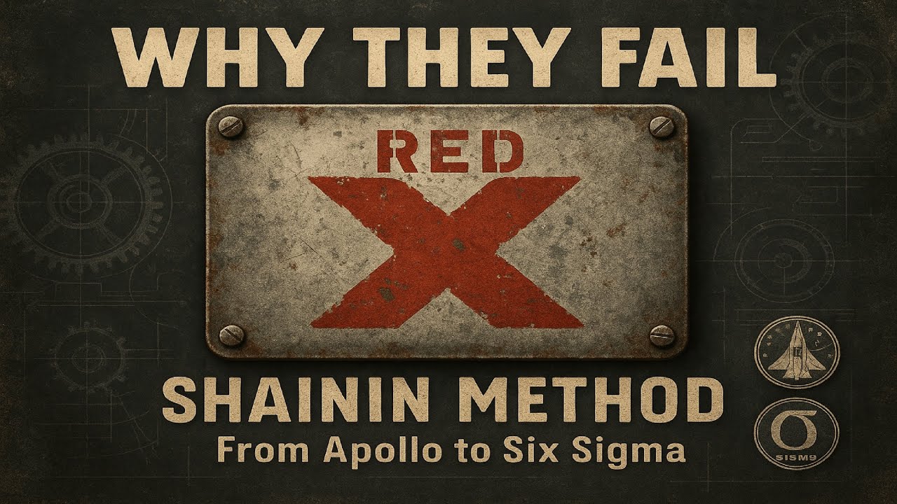 Решение проблем с Shainin Red X: секретный метод, используемый NASA #подкаст #sixsigma