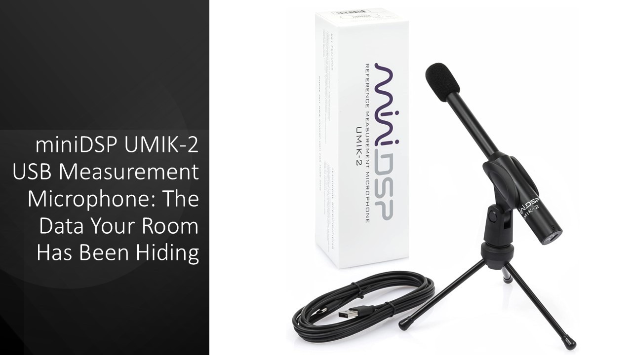 Измерительный USB-микрофон miniDSP UMIK-2: данные, которые скрывала ваша комната.