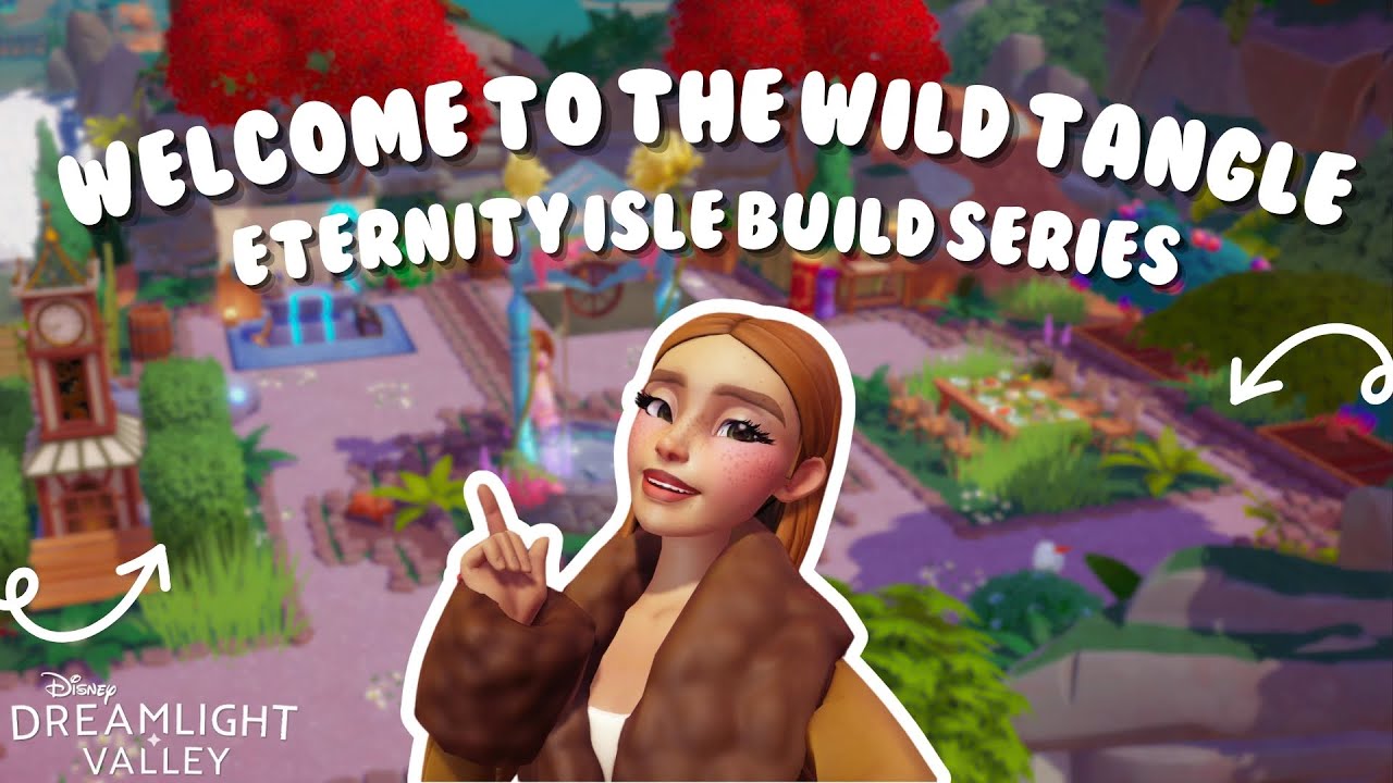 DESIGNING THE ENTRANCE TO MY WILD TANGLE (funtional area!) ! | DISNEY DREAMLIGHT VALLEY