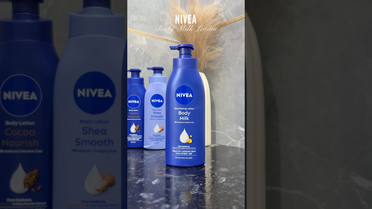 NIVEA Body Milk Lotion with 100% pure Hyaluronic Acid
