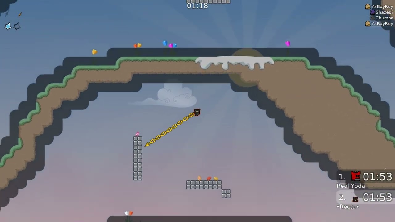 DDnet speedrun aip-gore *Kog* &bull;Recta&bull; 1min 50sec
