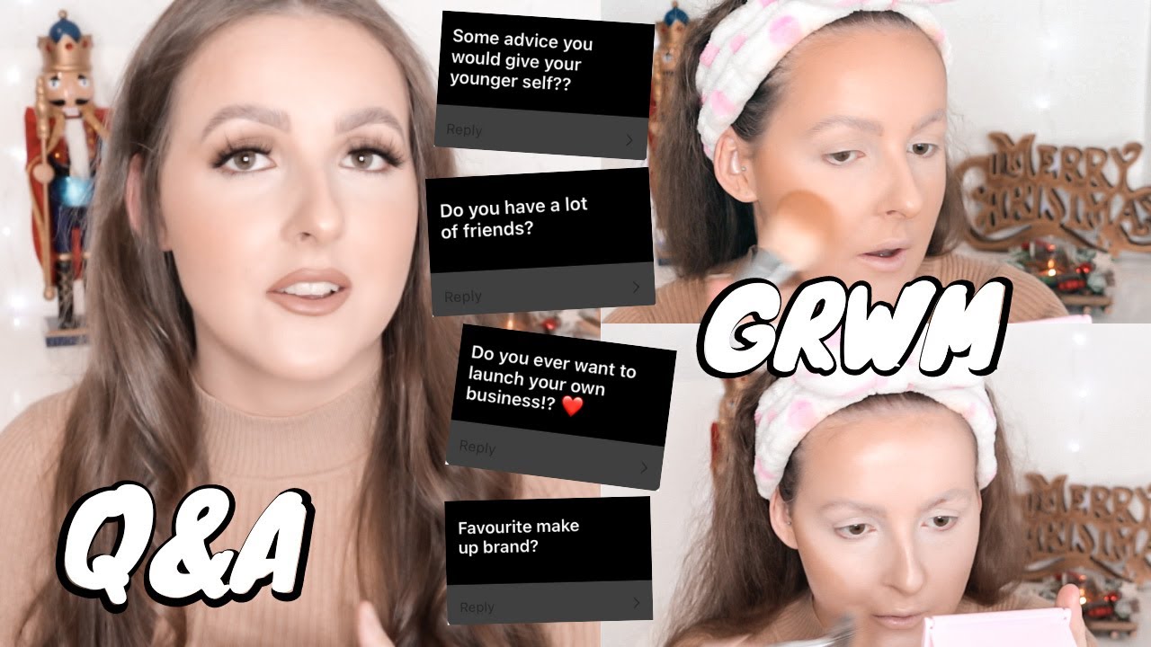 GRWM | CHATTY Q&A... watch me do my makeup and deep chats!!