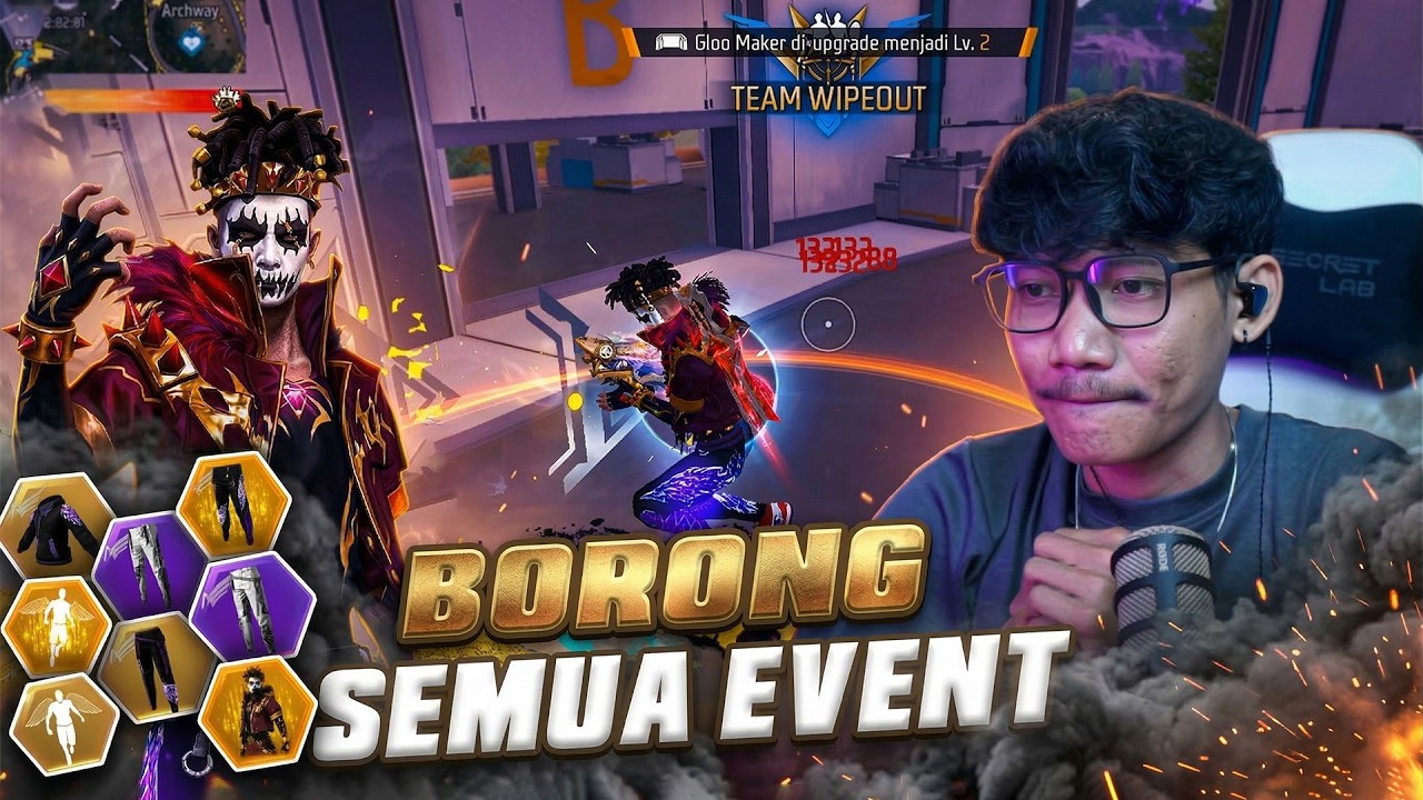 Borong Semua Event Yang Ada Di Free Fire Sampai Kering!