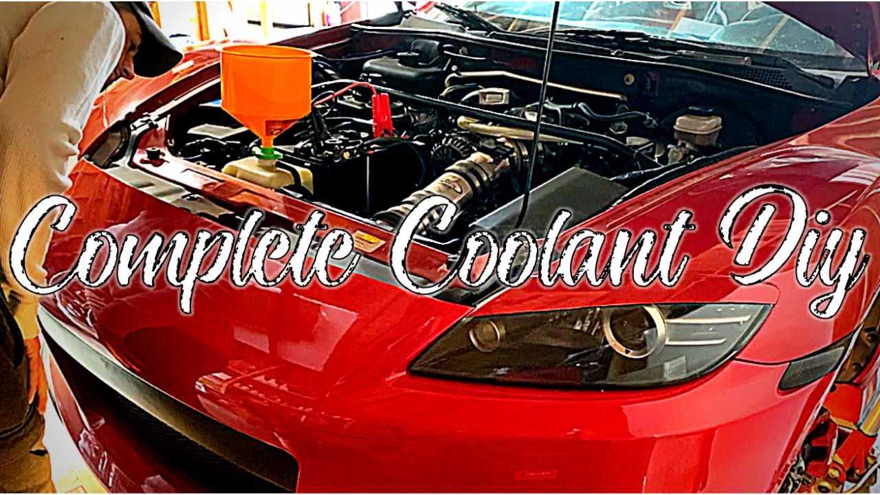 MAZDA RX8 DIY COMPLETE COOLANT SWAP AND BLEED PROCEDURE