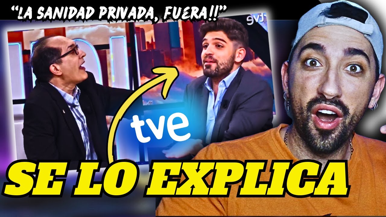 Neoliberal defiende la sanidad privada y Villarroya le pinta la cara