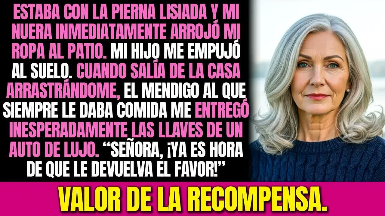 Mi nuera me echó de la casa porque me volví una persona con discapacidad — luego, un viejo mendigo…